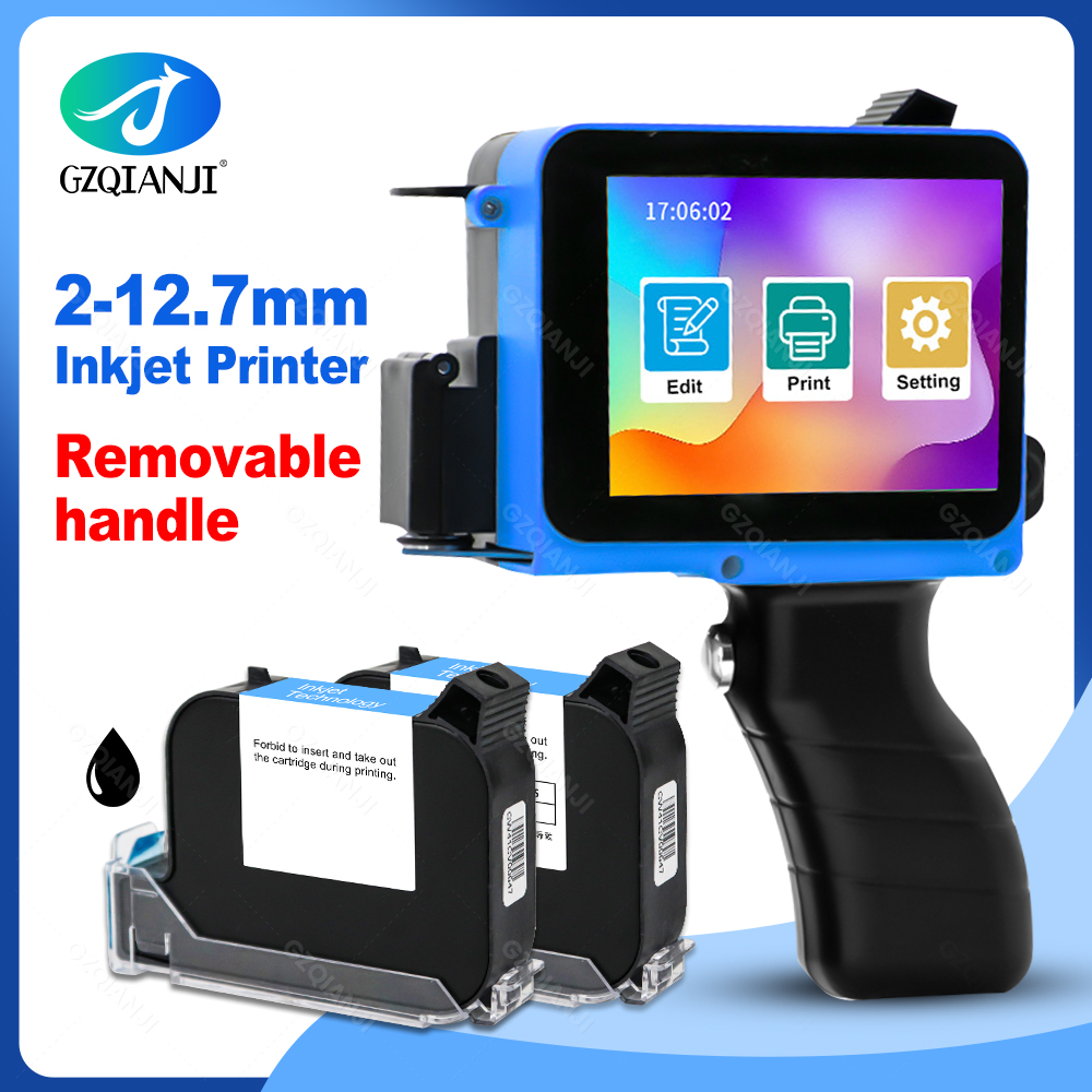 Label Printer - 12.7mm 라벨 잉크젯 프린터 휴대용 프린터