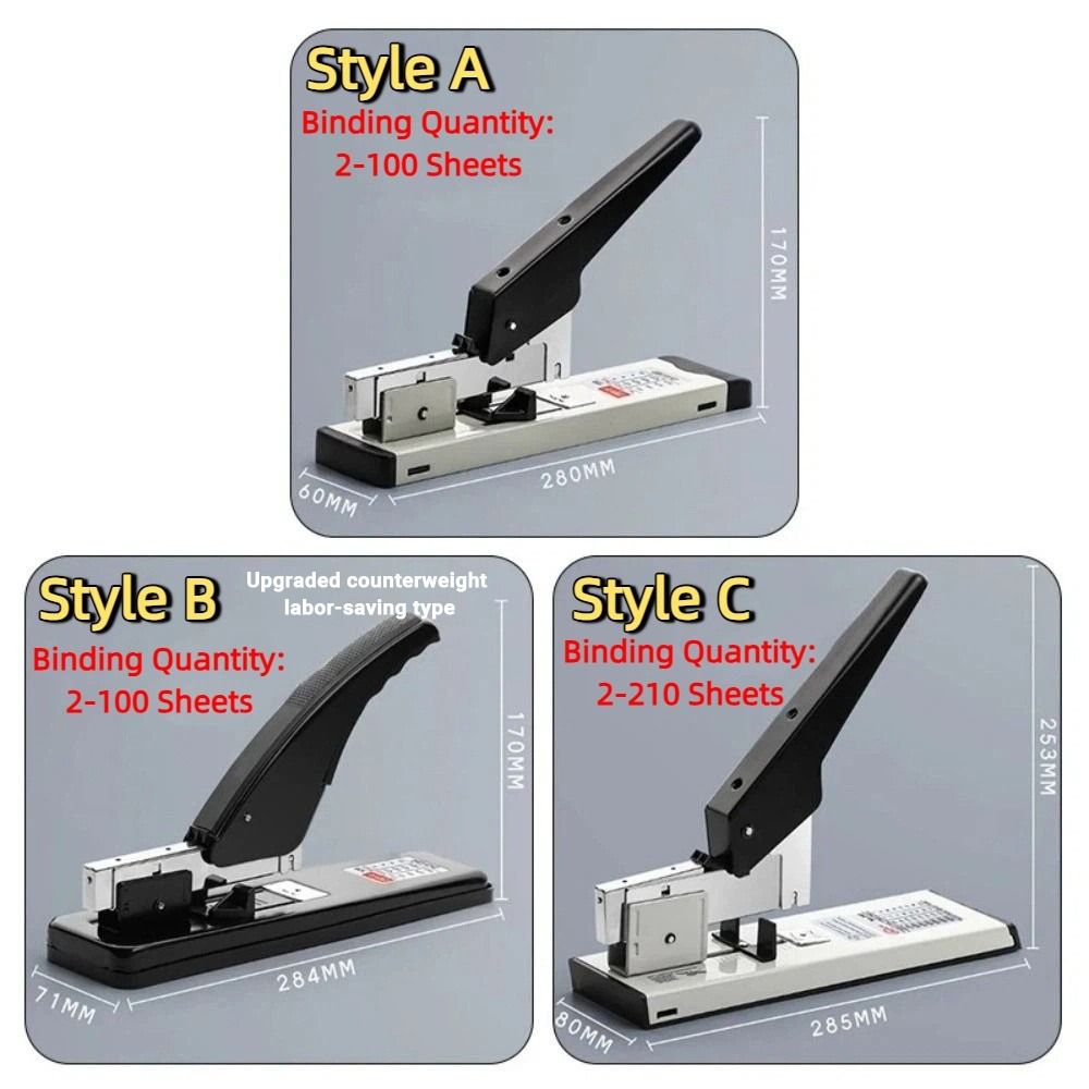 노동력 절약형 헤비듀티 스테이플러 최대 210페이지 휴 - Stapler Heavy Duty 리뷰 및 가격