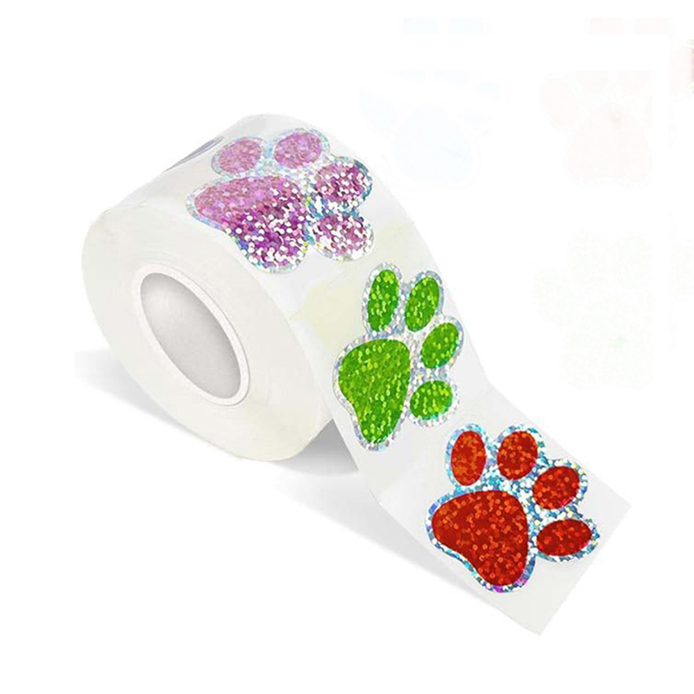 50-500pcs 개 고양이 곰 발 레이블 스티커 학생 - Printer Paper 리뷰 및 가격